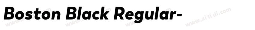 Boston Black Regular字体转换 Boston Black Regular字体转换